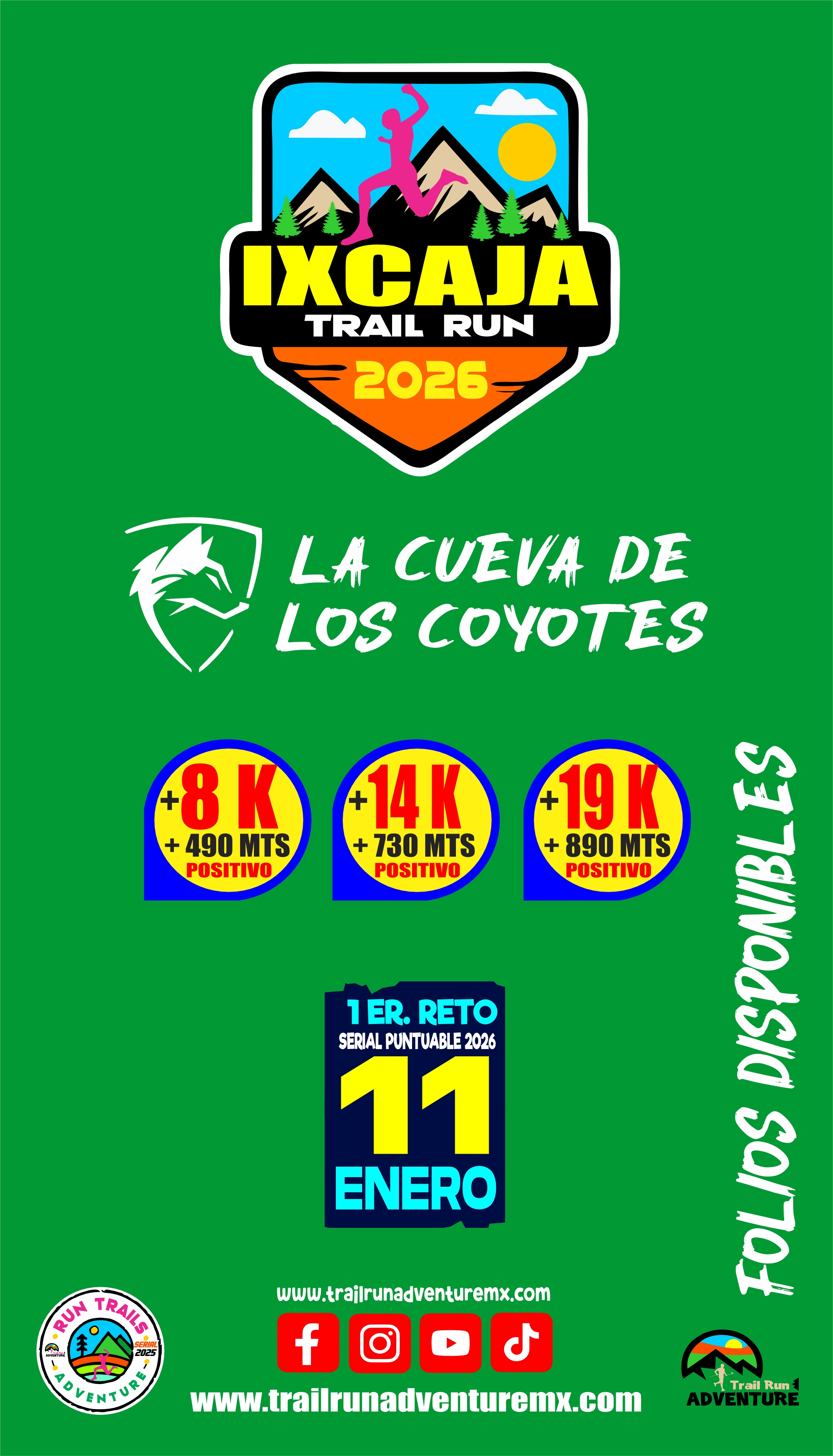 TRAIL RUN IXCAJA, TIMILPAN, EDOMEX.MEX